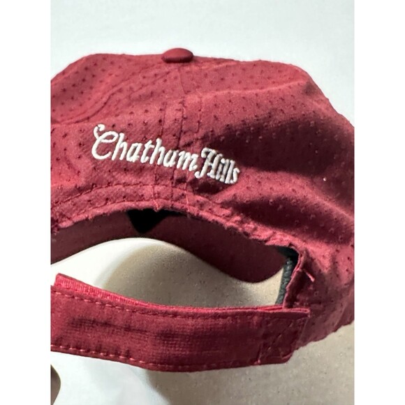 Chatham Hills Hat Cap Outdoor Adult Mens Adjustable Snapback Sports Red - Picture 3 of 8
